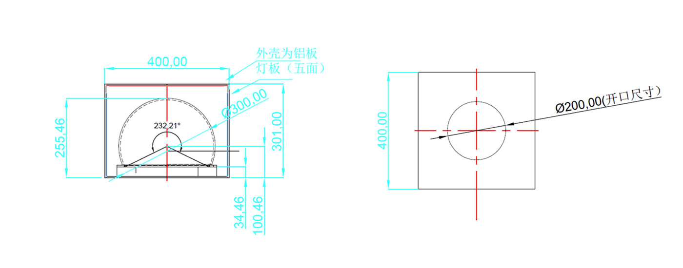 球面全光谱光源