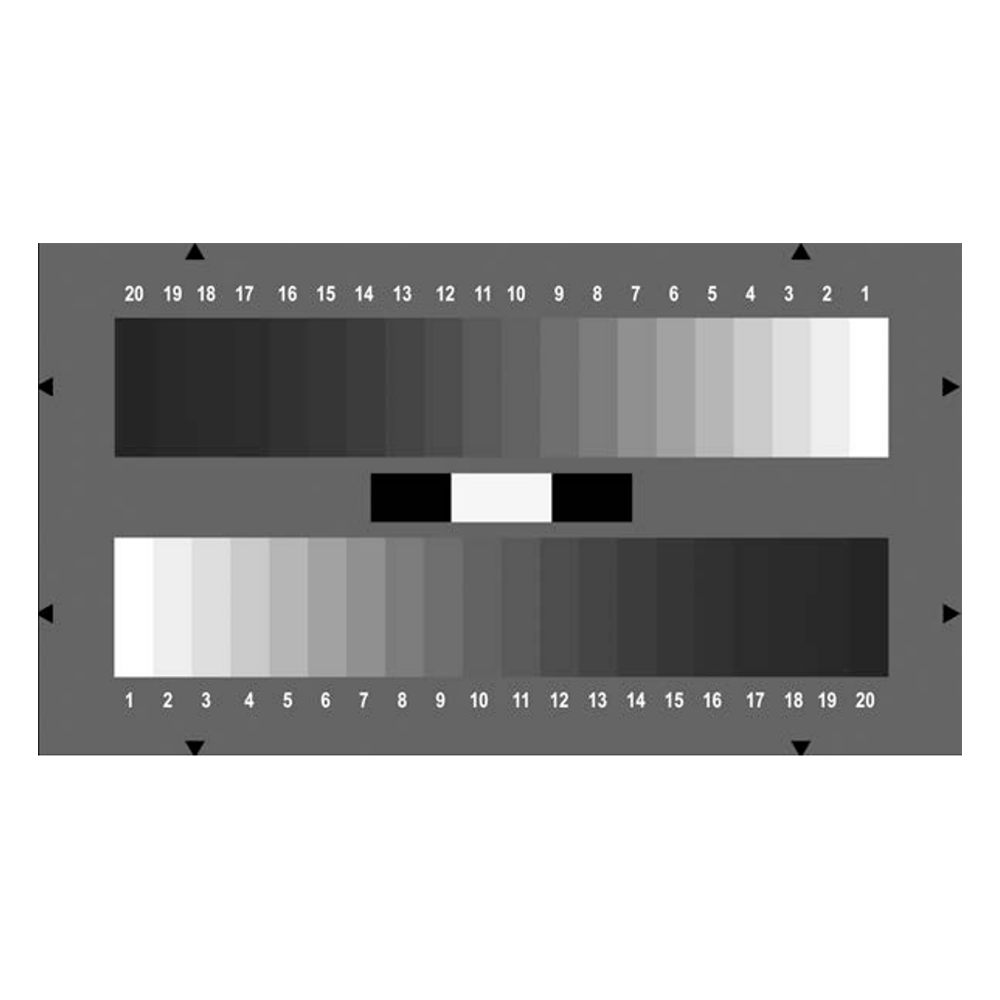 灰阶测试图/噪音、动态范围、伽马标定板