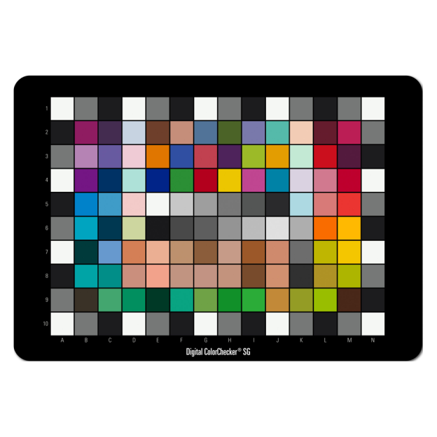 144色数字颜色校准测试图卡