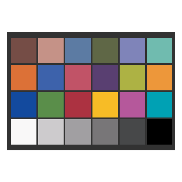 24色经典测试图卡