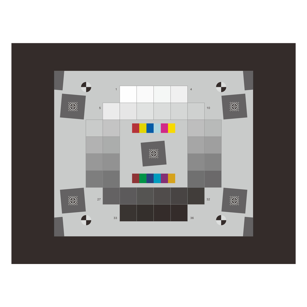 36阶动态范围测试图卡