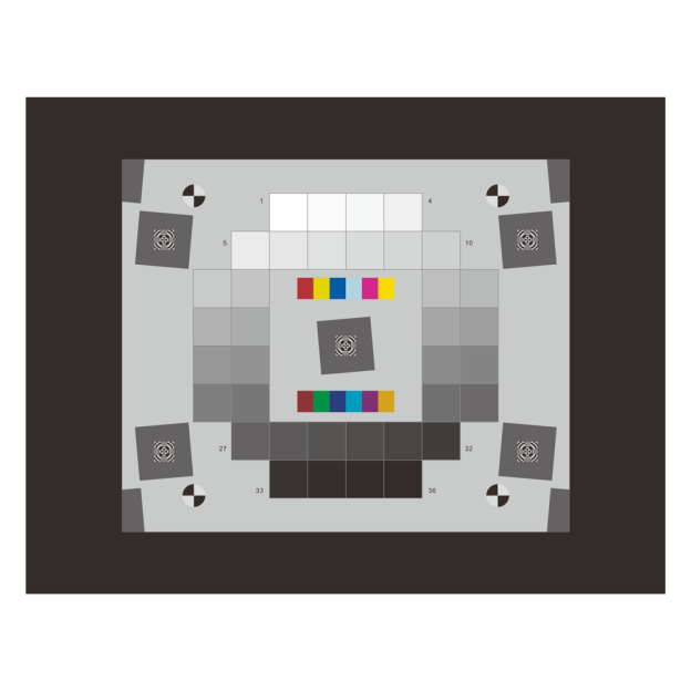 36阶动态范围测试图卡