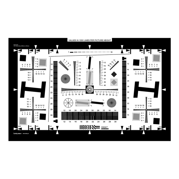 ISO 12233 标准版 / 加强版图卡