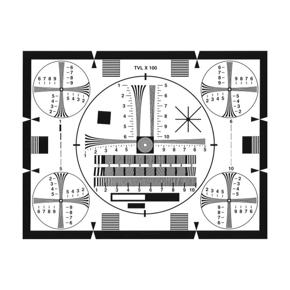IEEE 分辨率测试图卡