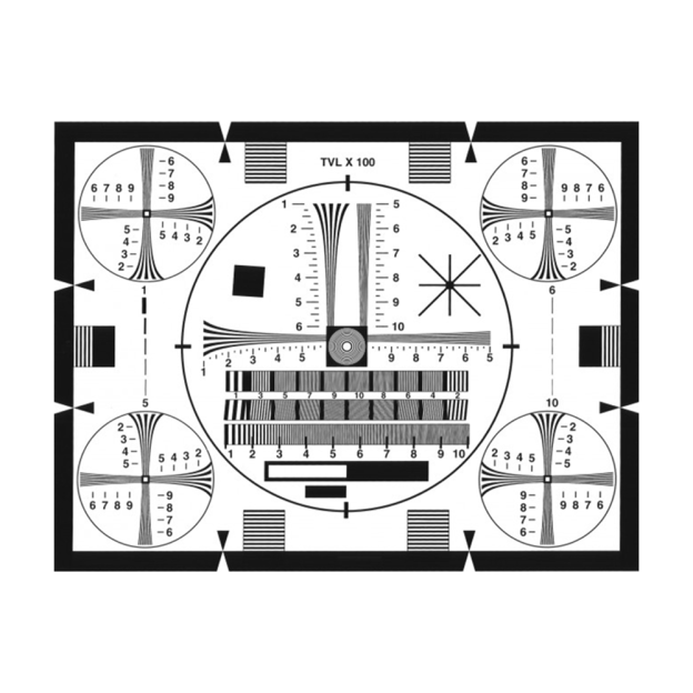 IEEE 分辨率测试图卡