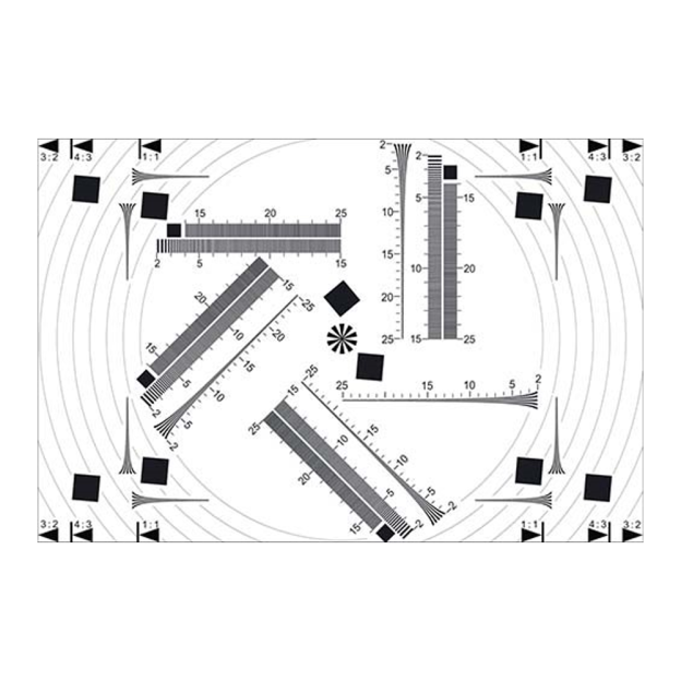 ISO 12233 CIPA测试图卡