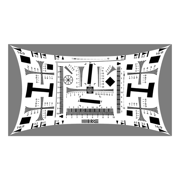 逆畸变、预畸变、大畸变测试卡/标定板