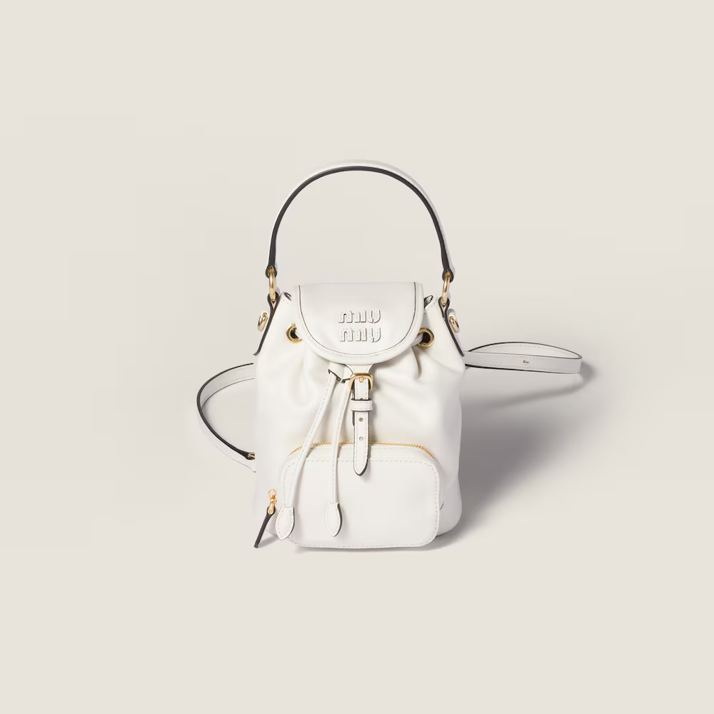 レザー ミニバックパック