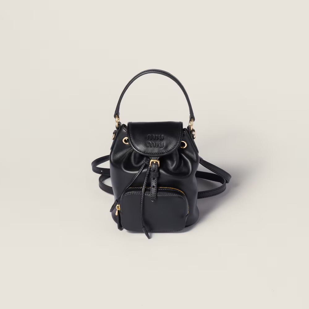 レザー ミニバックパック