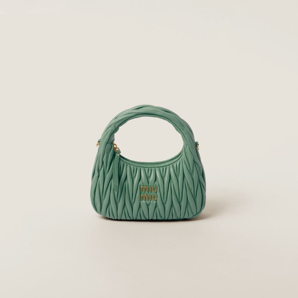 ワンダー マテラッセレザー ホーボーバッグ