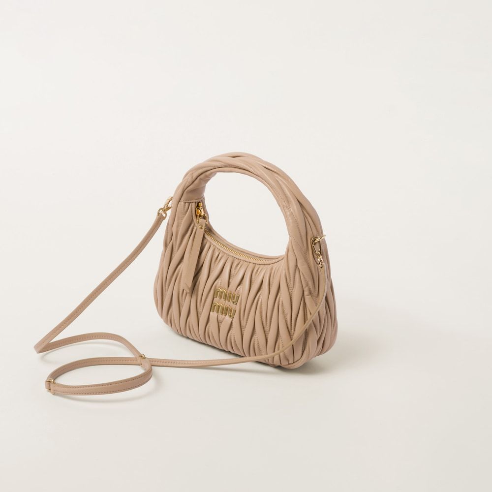 ワンダー マテラッセレザー ホーボーバッグ