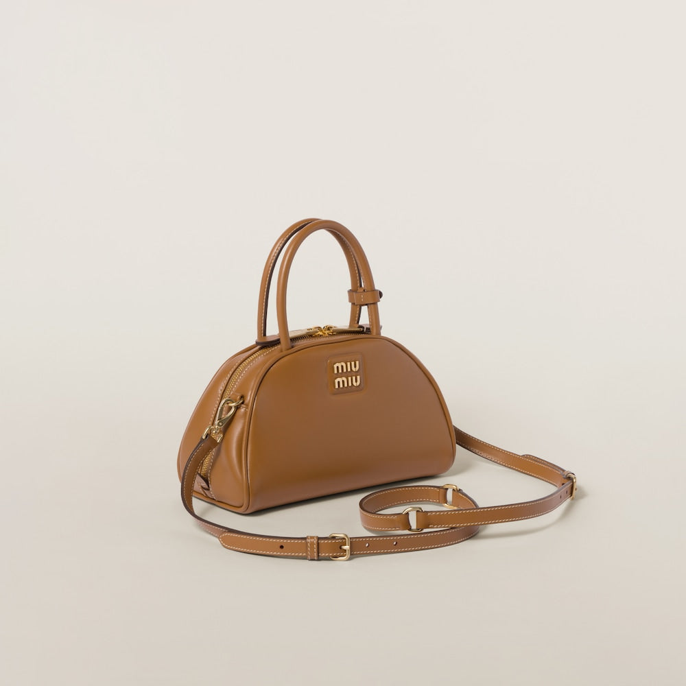 レザー トップハンドルバッグ