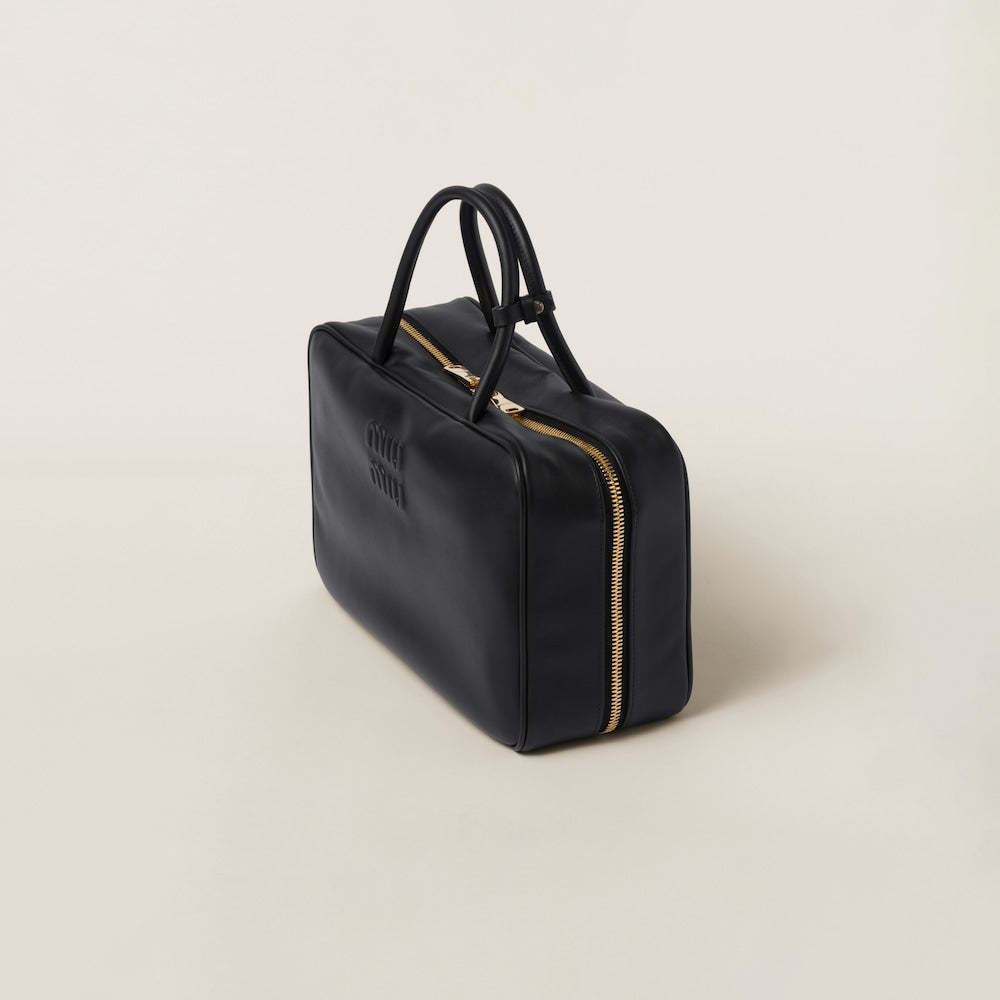 レザー トップハンドルバッグ