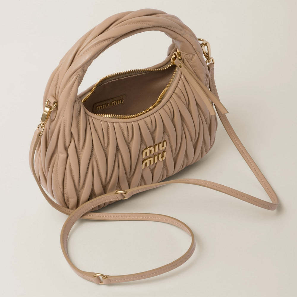 ワンダー マテラッセレザー ホーボーバッグ