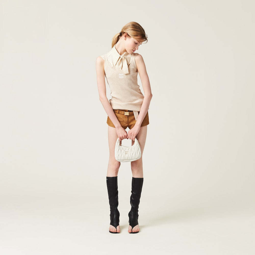 ワンダー マテラッセレザー ホーボーバッグ