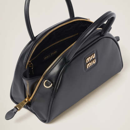 レザー トップハンドルバッグ