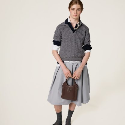 アイビー レザー ハンドバッグ