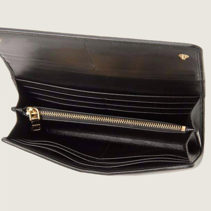 レディース ブラック 長財布