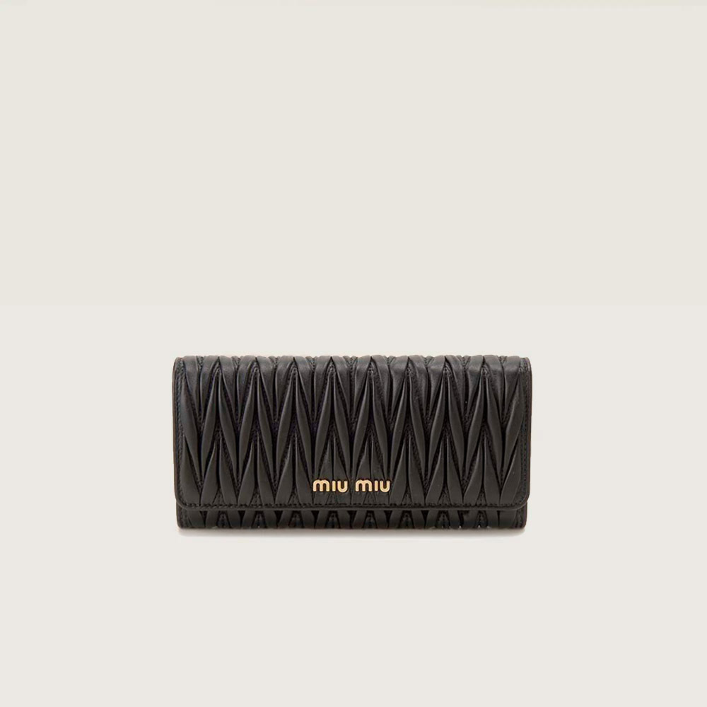 レディース ブラック 長財布