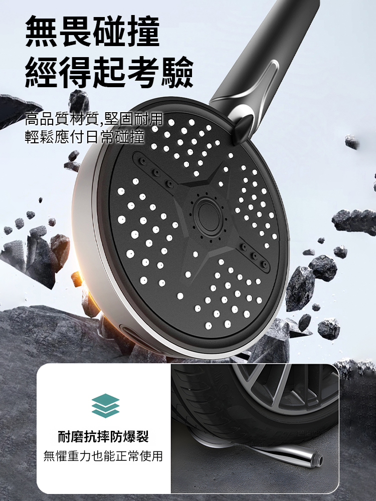 超強增壓大面板花灑，無視水壓，頂樓也能享受瀑布級Spa淋浴