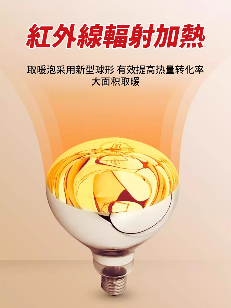 【怕冷族救星來了】免安裝3秒速熱萬向暖氣燈，3秒瞬熱！360度旋轉，瞬間溫暖如春