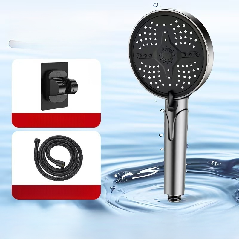 超強增壓大面板花灑，無視水壓，頂樓也能享受瀑布級Spa淋浴