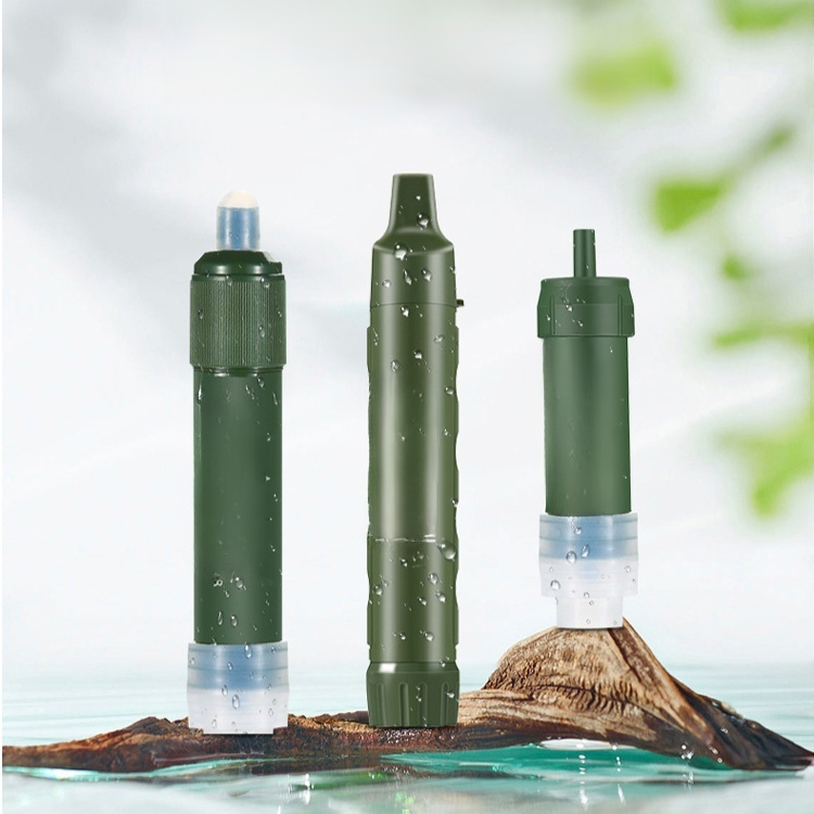 เครื่องกรองน้ำฉุกเฉินแบบพกพาสำหรับใช้งานกลางแจ้ง