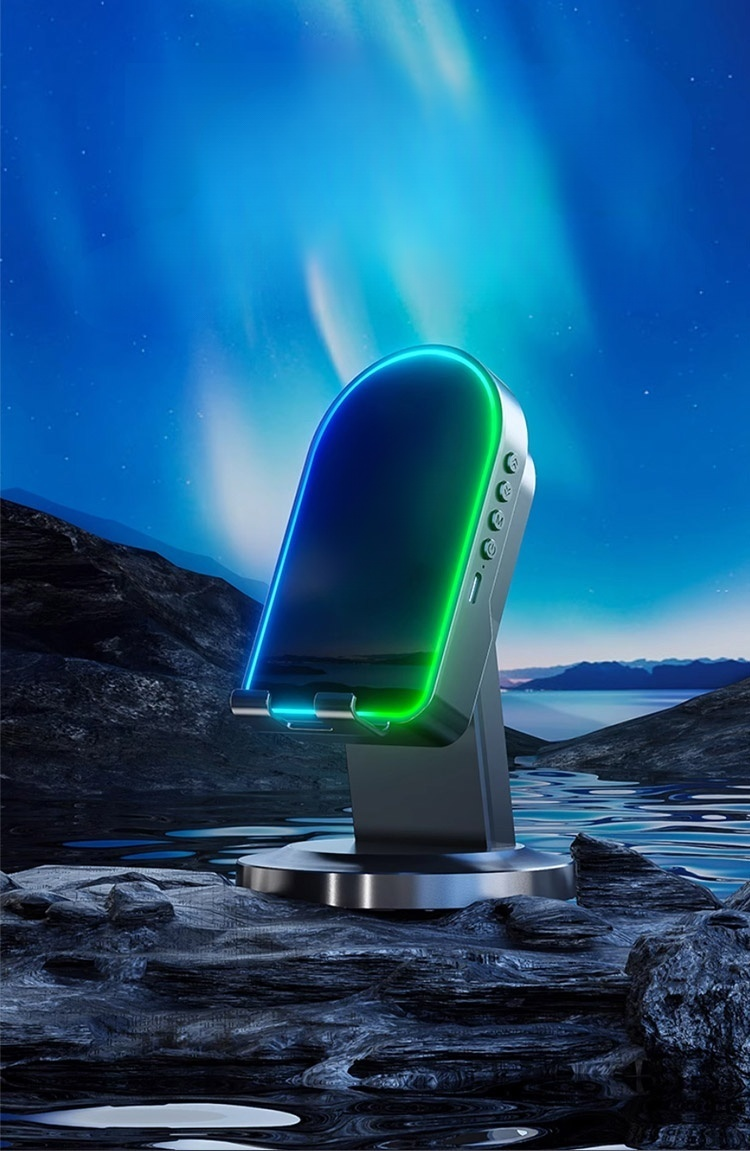 ลำโพงอัจฉริยะและที่วางโทรศัพท์ที่ขับเคลื่อนด้วย AI ที่ไม่ต้องใช้การเชื่อมต่อบลูทูธ