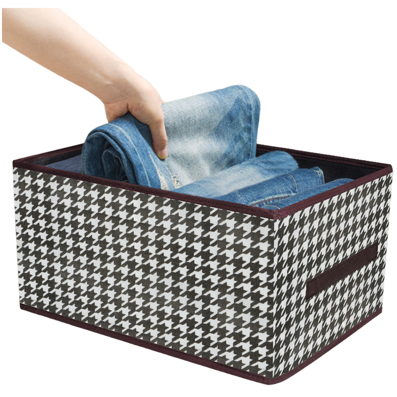 【收納神器】千鳥格可折疊收納盒