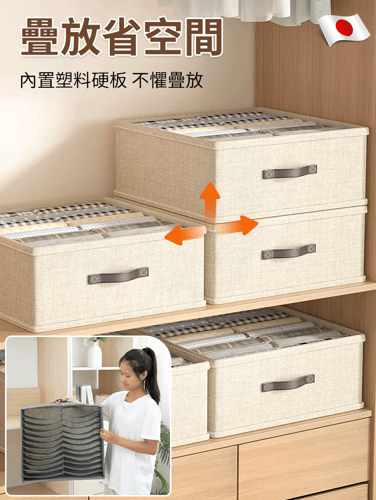抽屜式衣服收納神器【1秒收納 1s storage】