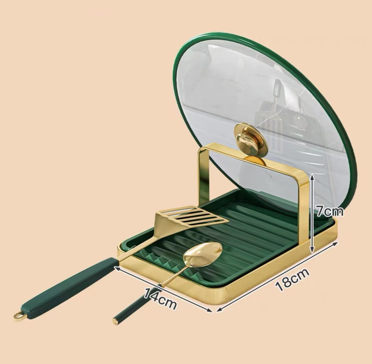 多功能檯面鍋蓋置物架【1秒收納 1s storage】