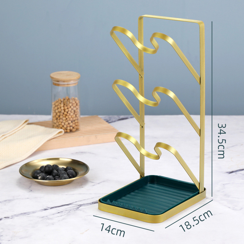 多功能檯面鍋蓋置物架【1秒收納 1s storage】