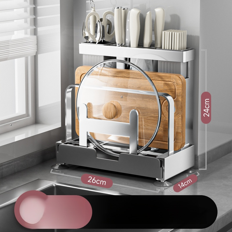 不銹鋼多功能廚房置物架