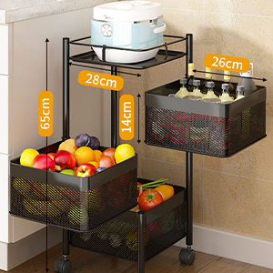 【5倍空間節省大師】免安裝360°置物架