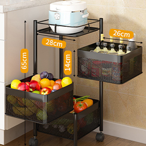 【5倍空間節省大師】免安裝360°置物架