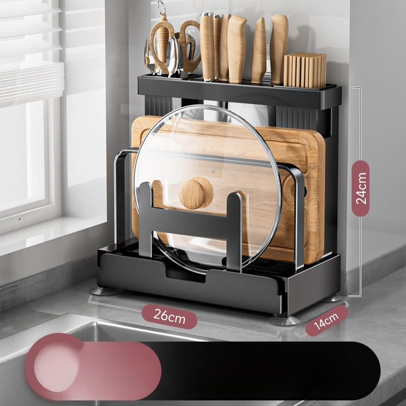 不銹鋼多功能廚房置物架