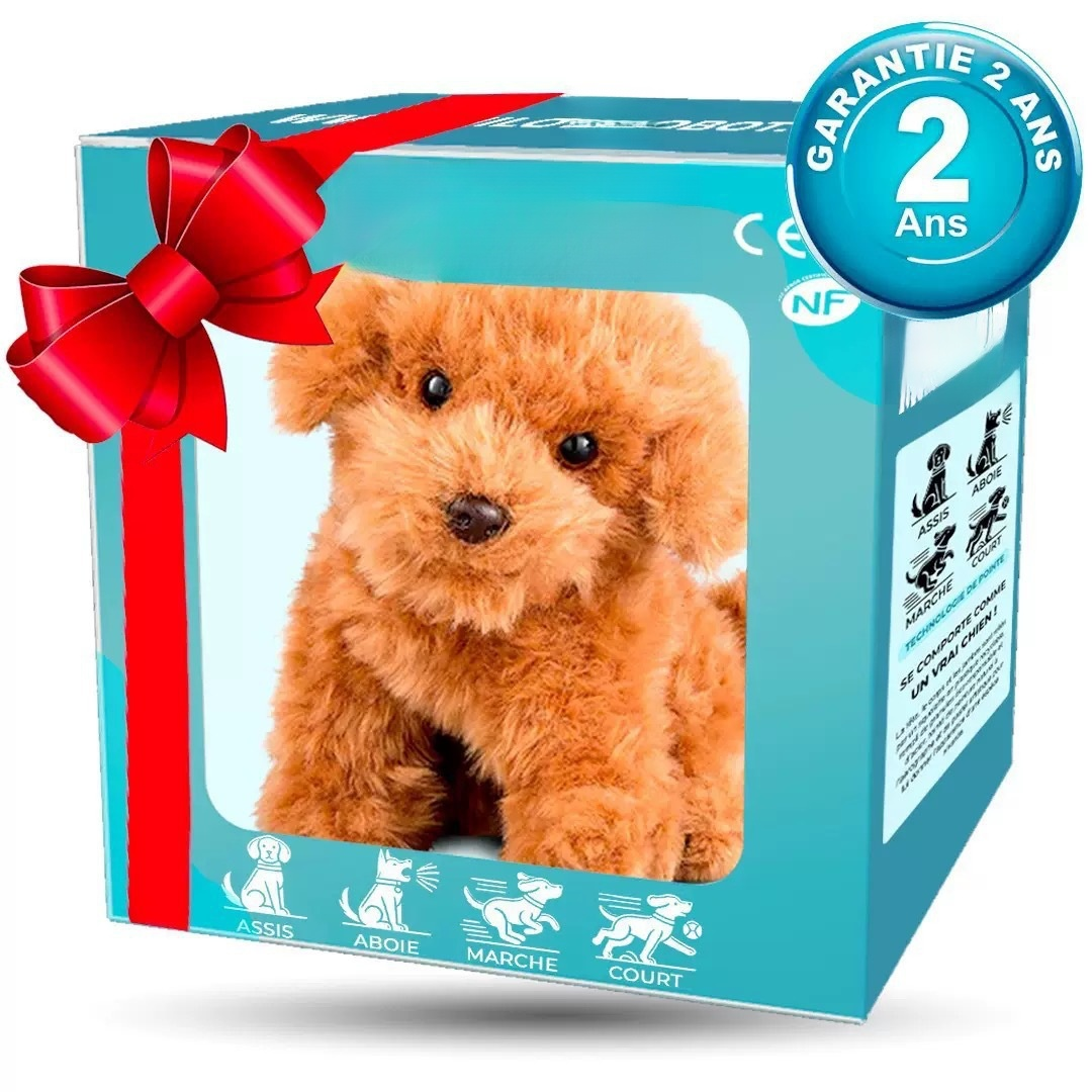 🐶 Short plush touch, gentle and delicate🐾Realistic simulation experience, a little dog that comes whenever you call!