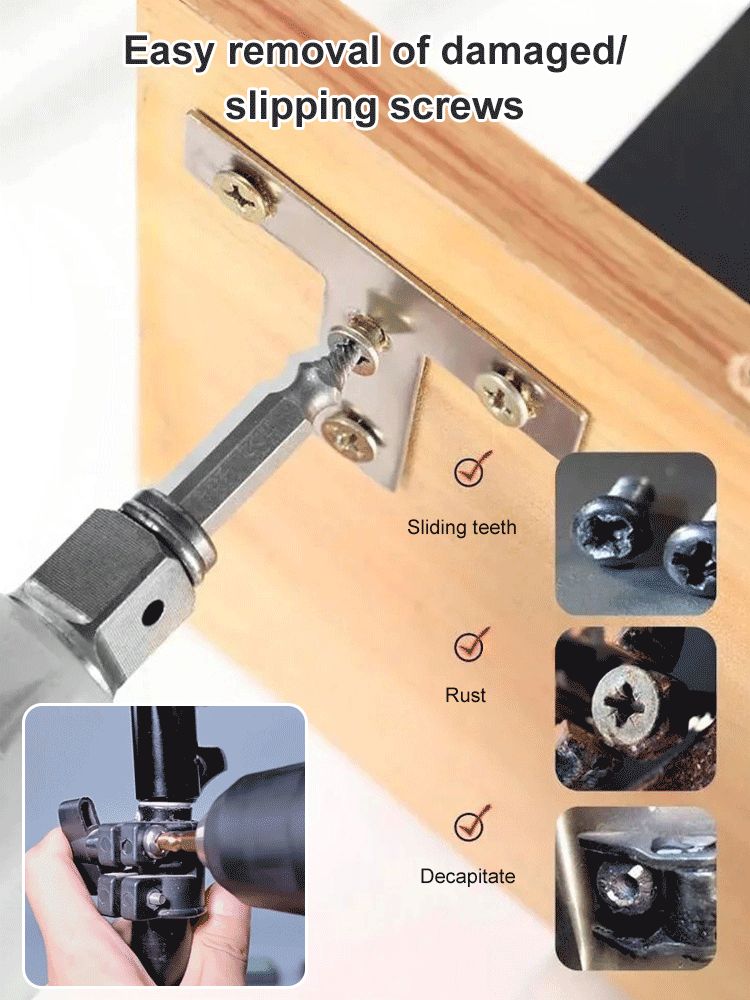 😩Feeling frustrated with broken screws during repairs?  🛠️Try this broken screw extractor!   
