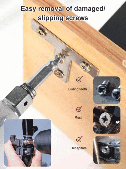 😩Feeling frustrated with broken screws during repairs?  🛠️Try this broken screw extractor!   