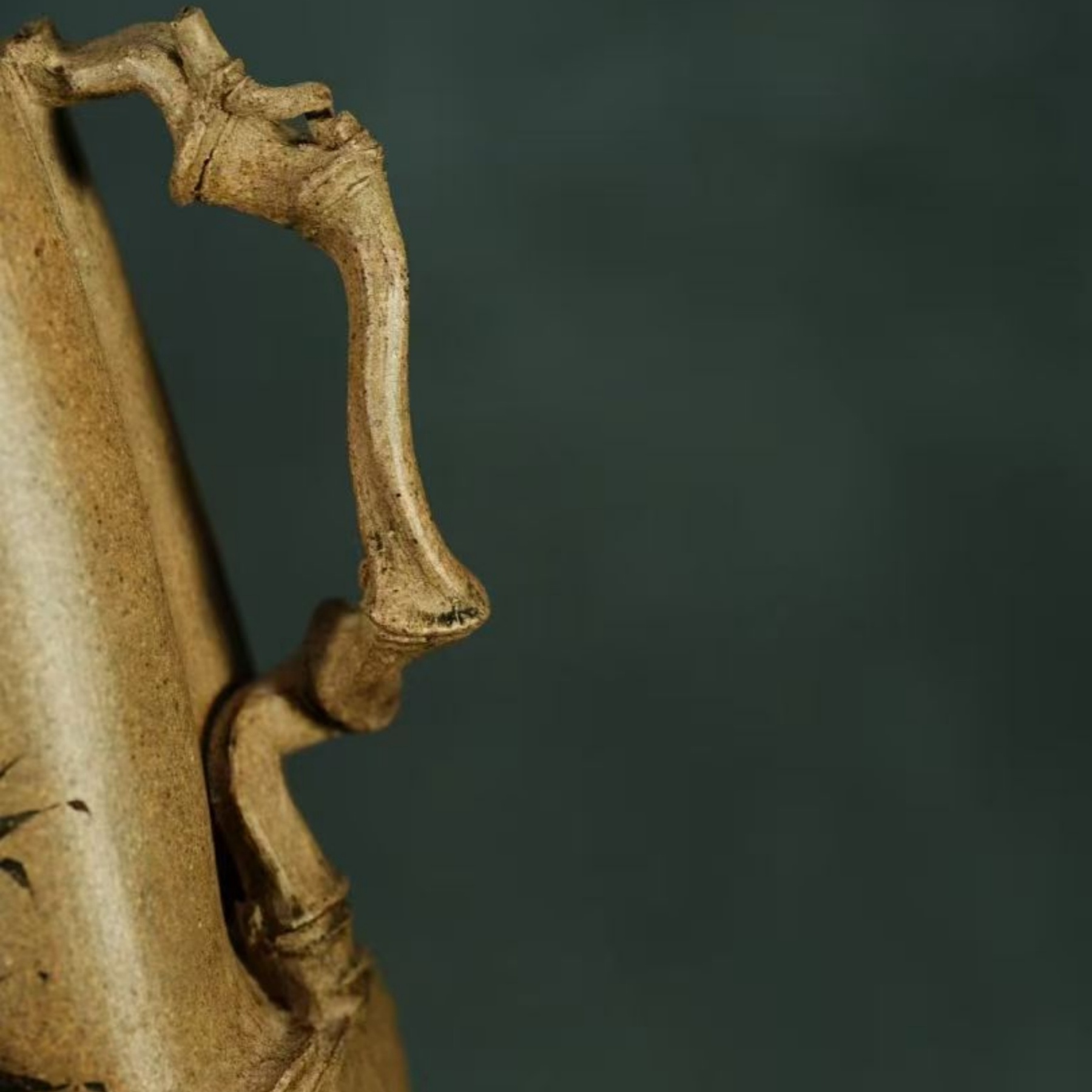 Lin Xiuming Fully Handmade Mu Zhu（Bamboo） Yixing zisha Teapot