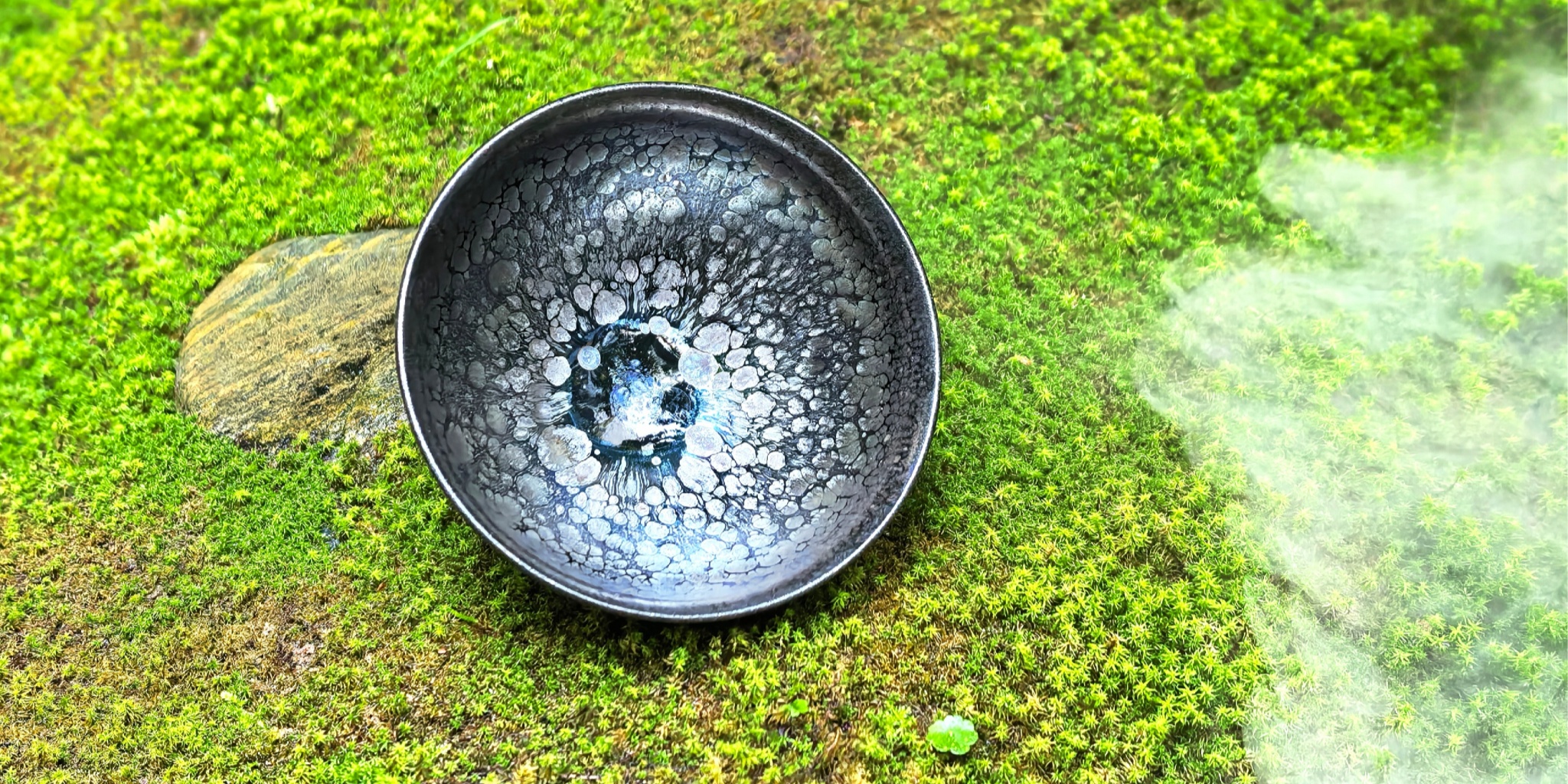 Aetherial Celestial tied-mouth Yohen Jian Zhan Tea Cup