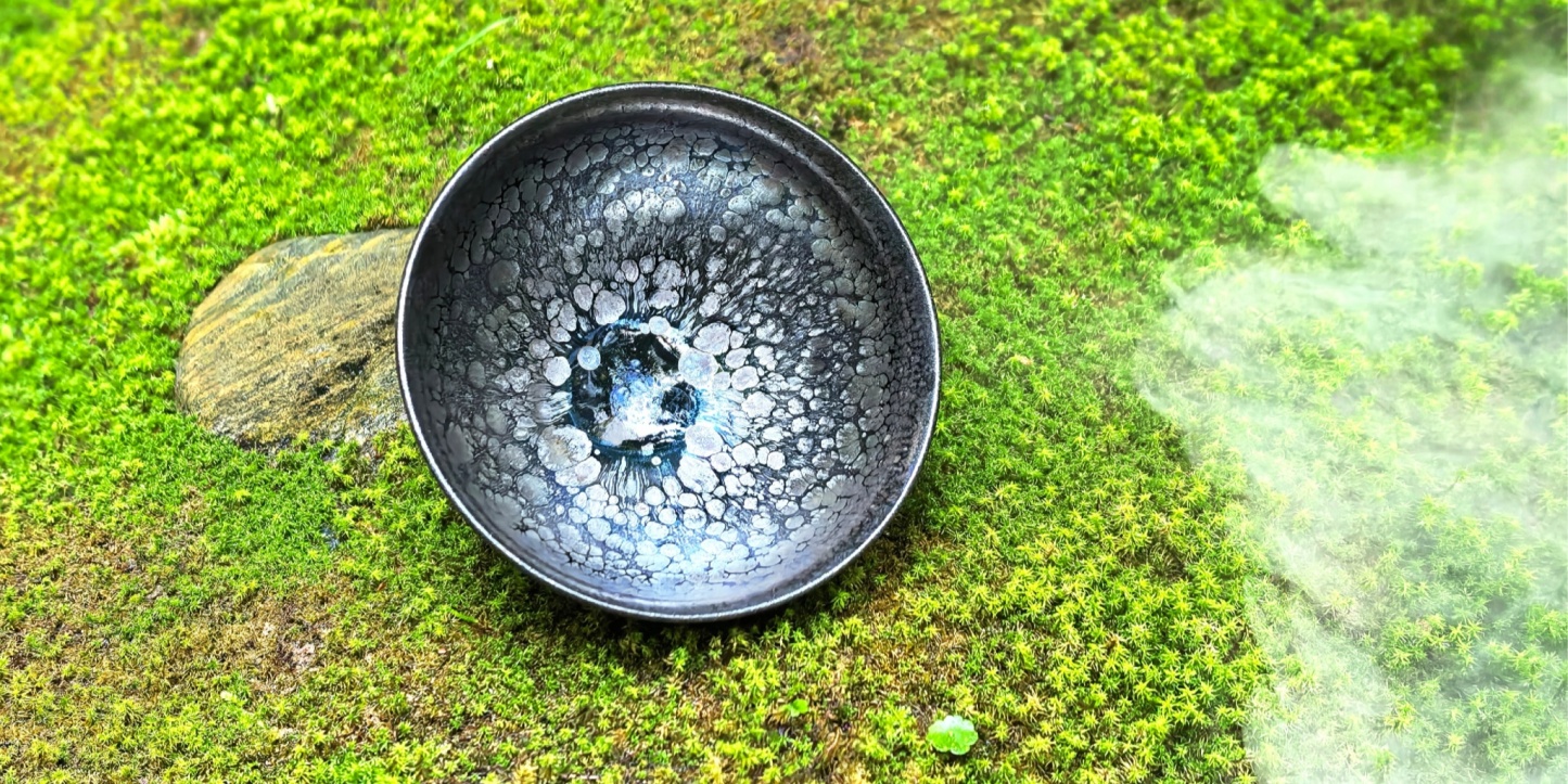 Aetherial Celestial tied-mouth Yohen Jian Zhan Tea Cup