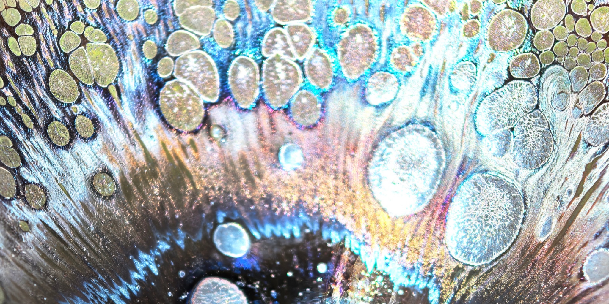 Aurora Chalice of Valhalla wide-mouth Yohen Jian Zhan Tea Cup