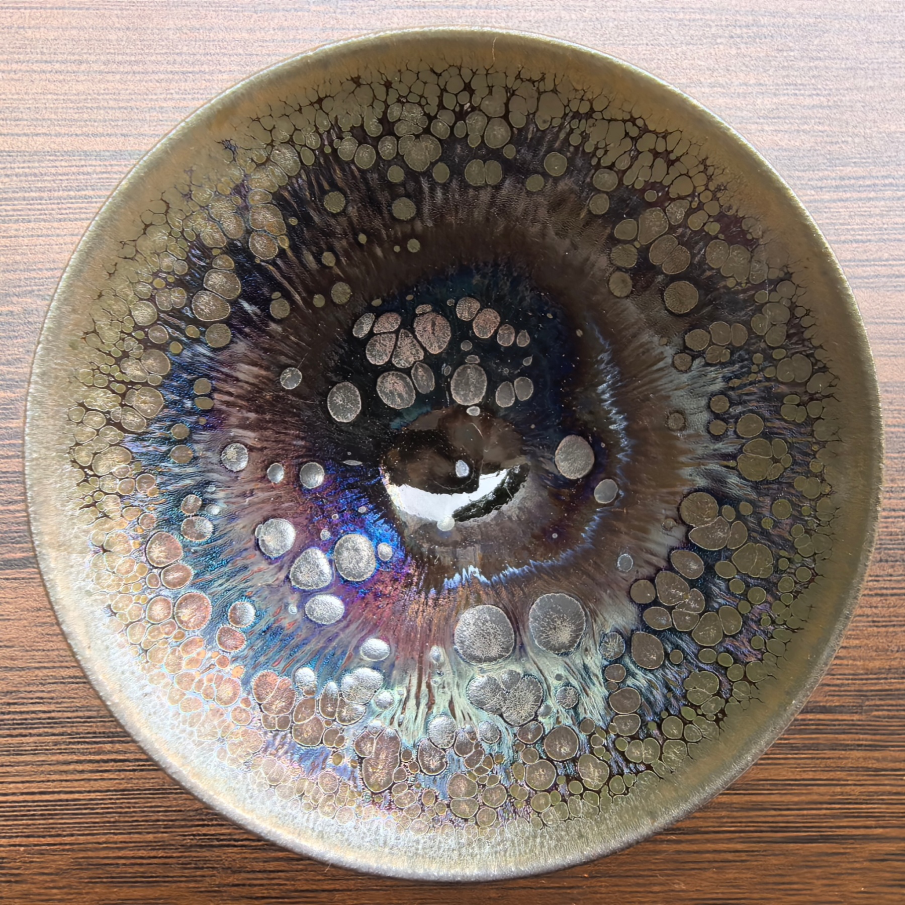 Aurora Chalice of Valhalla wide-mouth Yohen Jian Zhan Tea Cup