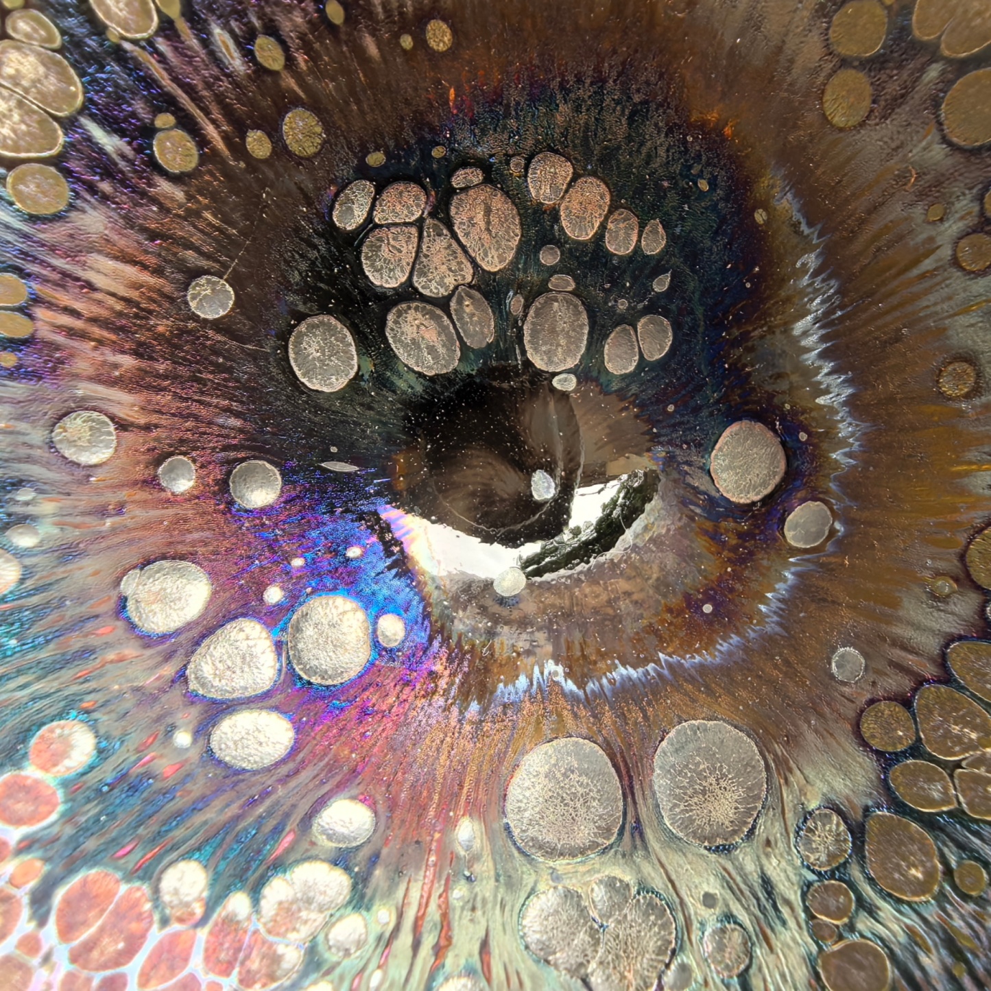 Aurora Chalice of Valhalla wide-mouth Yohen Jian Zhan Tea Cup