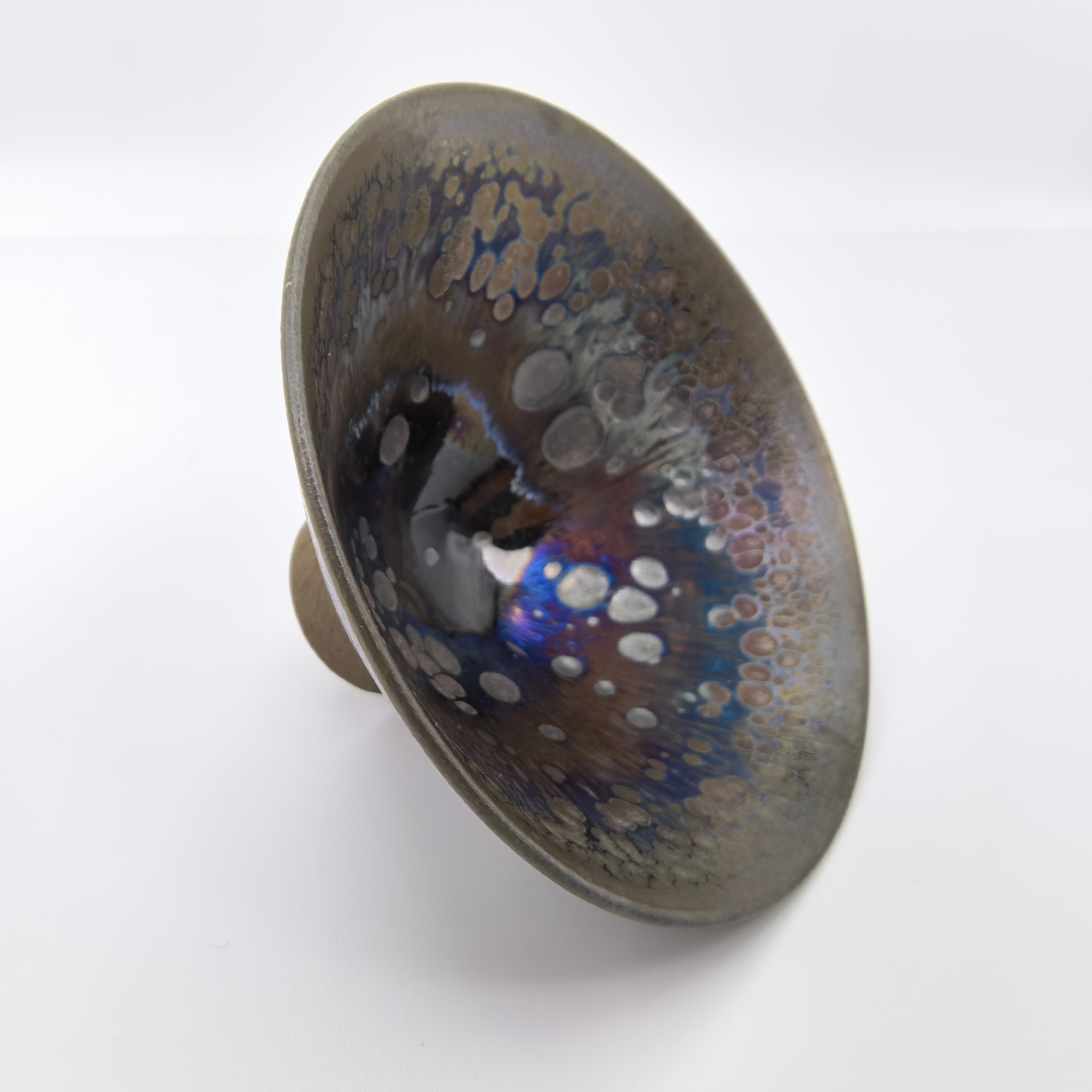 Aurora Chalice of Valhalla wide-mouth Yohen Jian Zhan Tea Cup