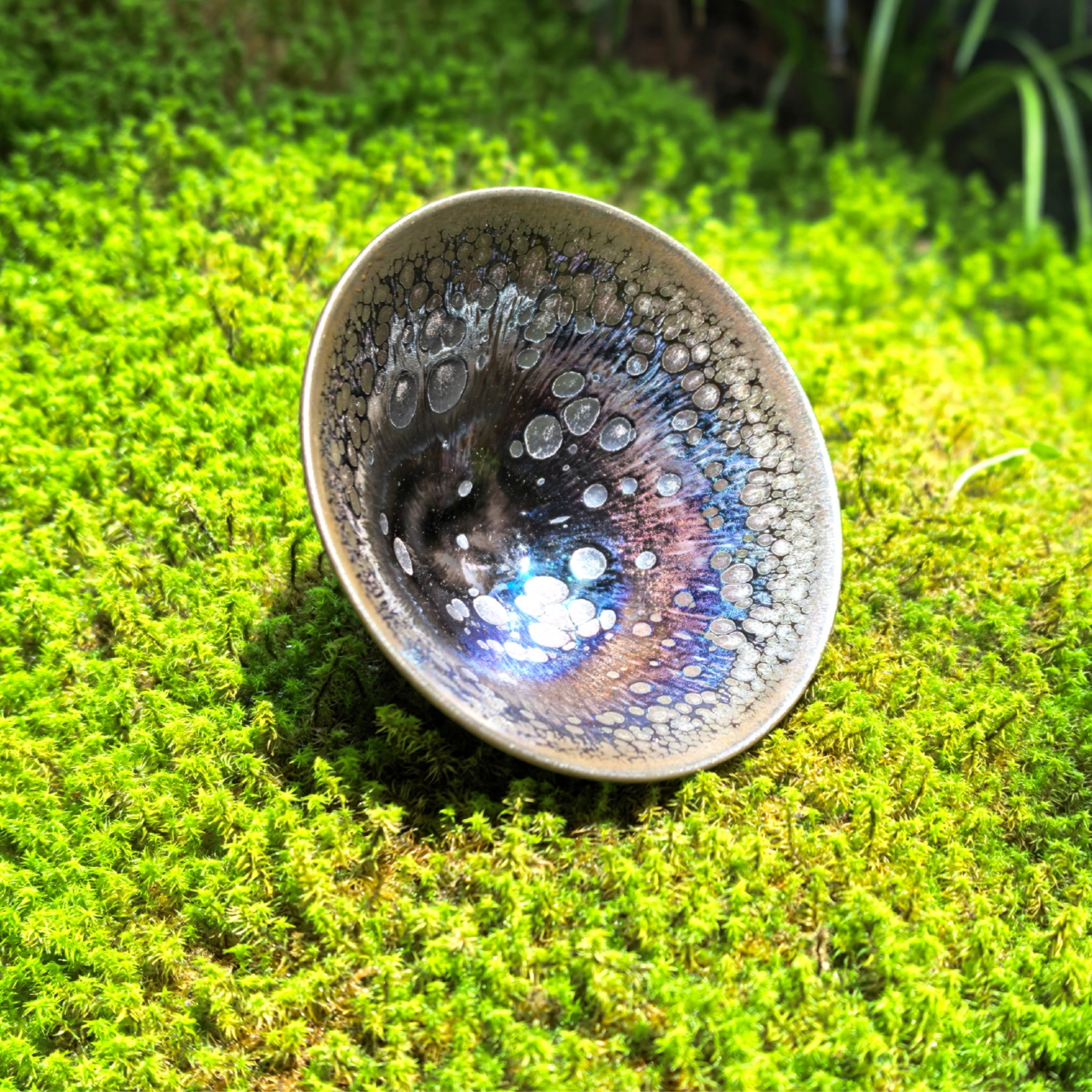 Aurora Chalice of Valhalla wide-mouth Yohen Jian Zhan Tea Cup