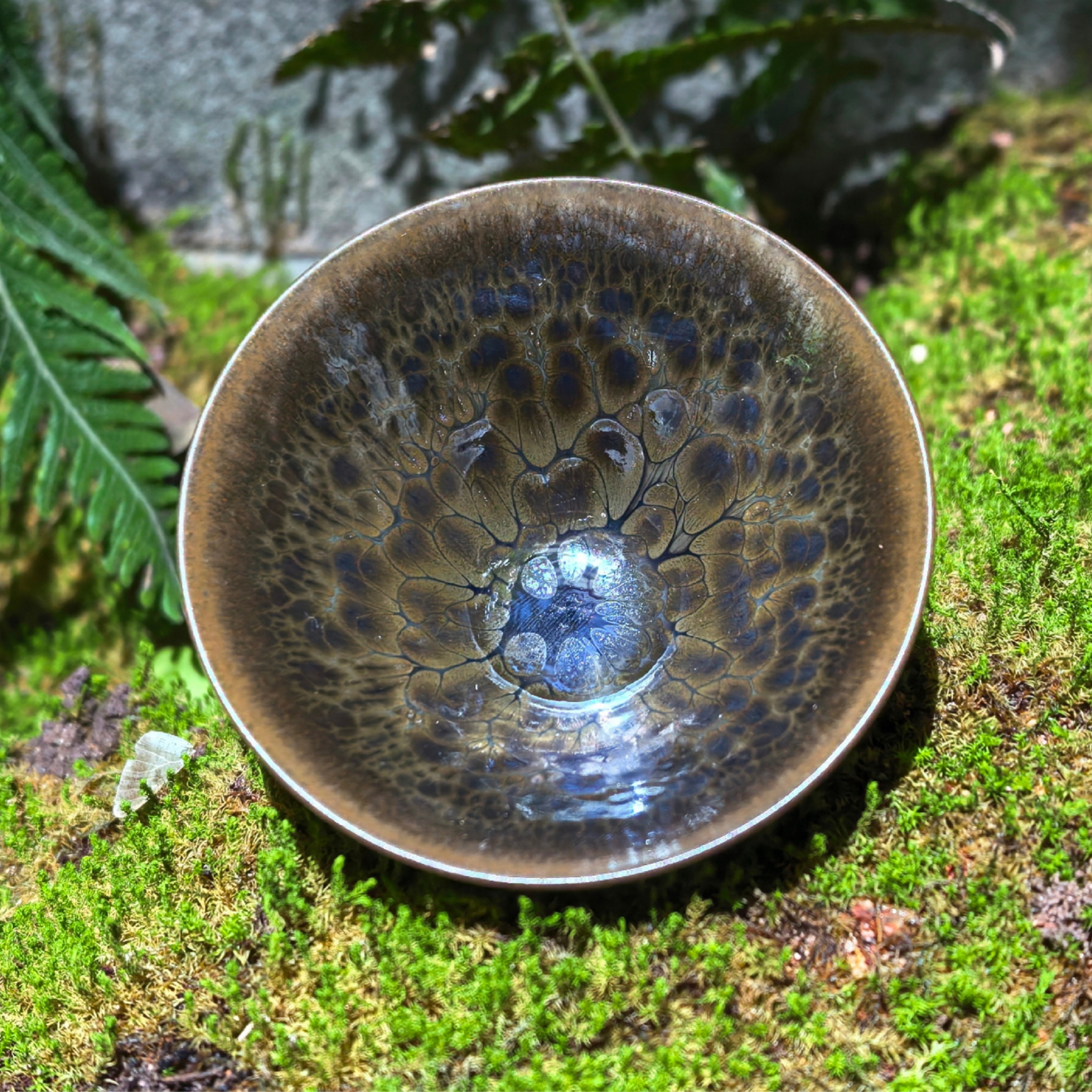 Aurora Dragon's Eye wide-mouth Yohen Jian Zhan Tea Cup