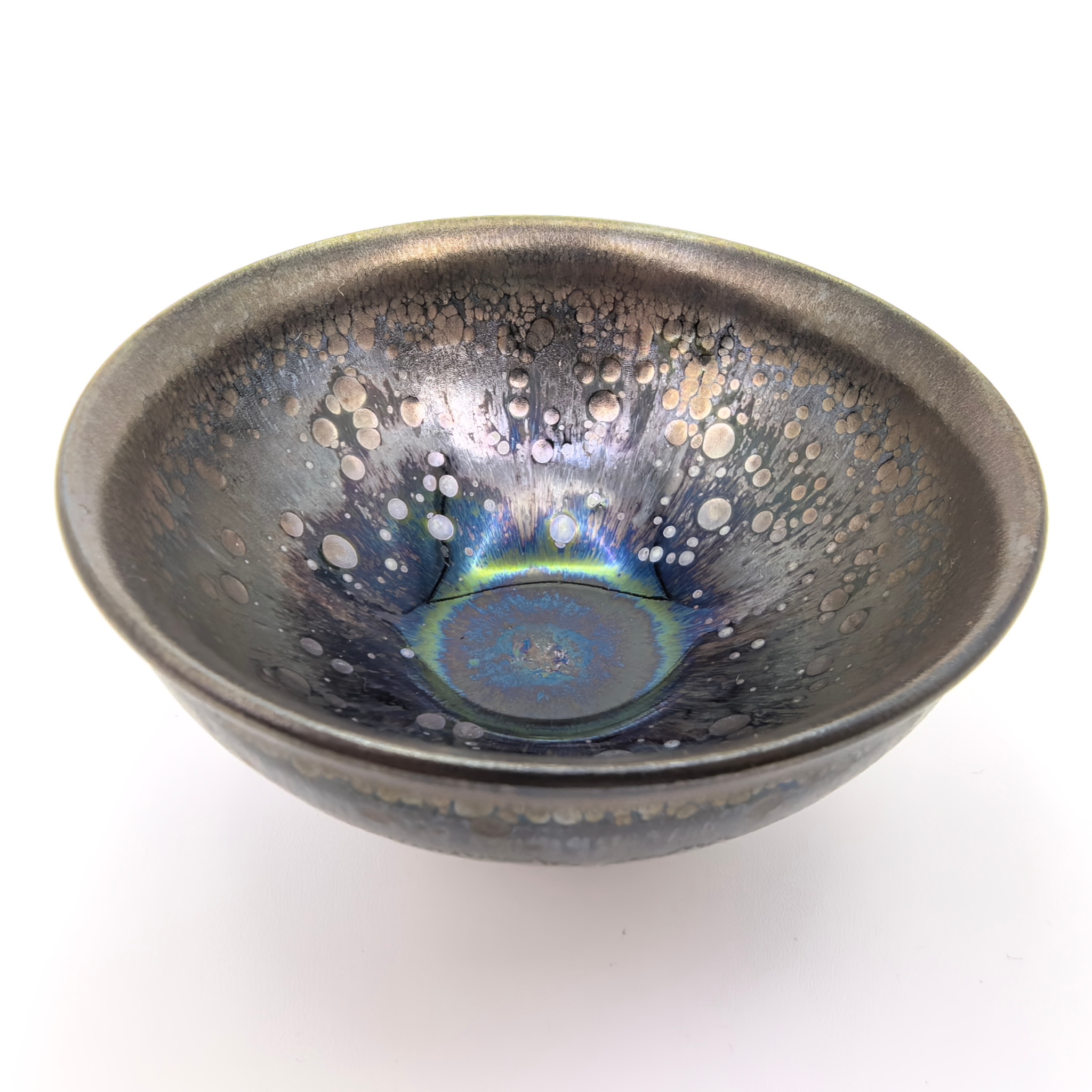 Aurora of Asgard tied-mouth Yohen Jian Zhan Tea Cup