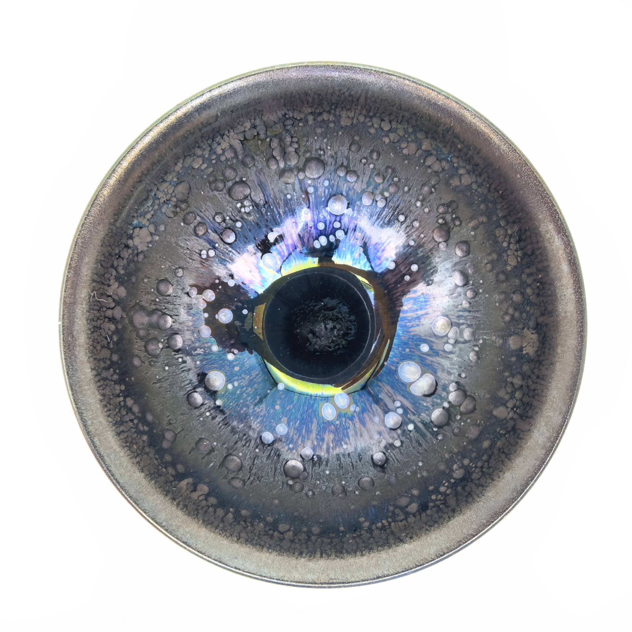 Aurora of Asgard tied-mouth Yohen Jian Zhan Tea Cup